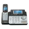 Vtech DS6151-2 Two-Handset Two-Line Cordless Phone with Answering System, Black/Silver 80-0883-00